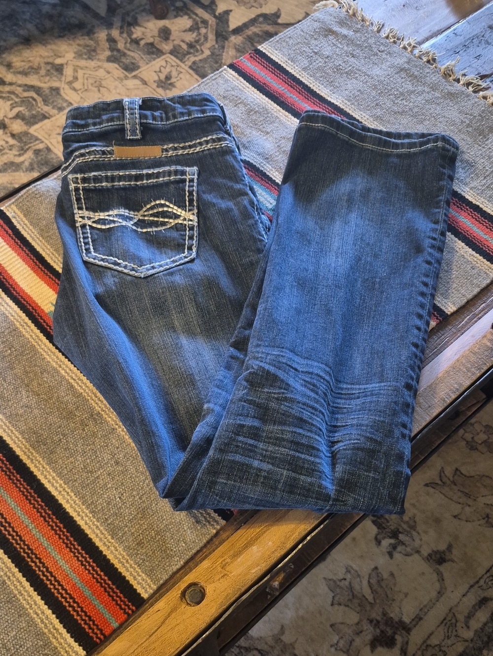 Cowgirl Tuff "No Limits" Jeans Sz 30"×33" 9" Midrise.